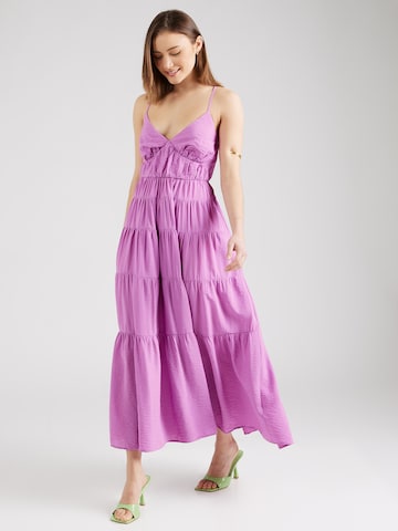 Robe Abercrombie & Fitch en violet : devant