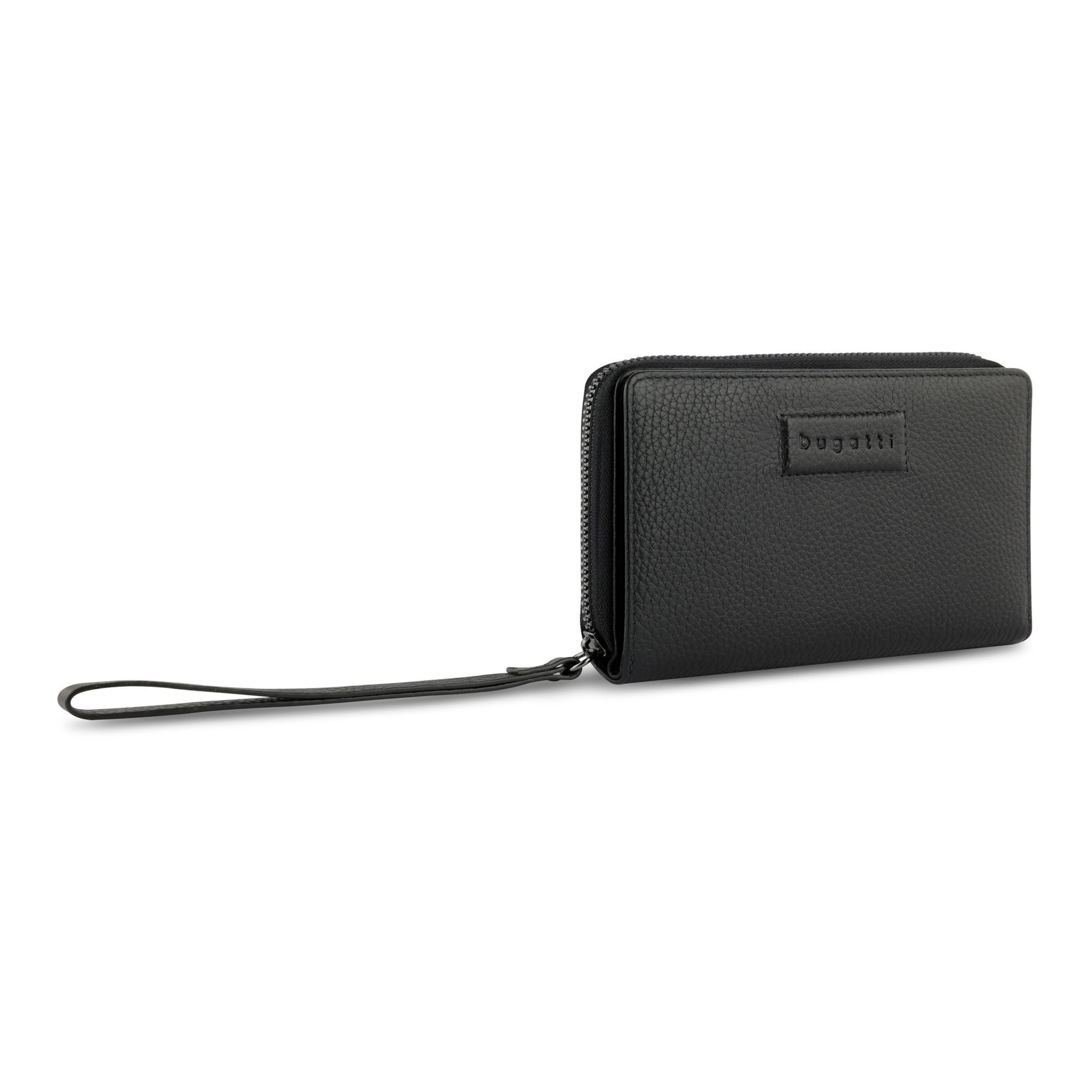 Portamonete 'Elsa' di bugatti in nero