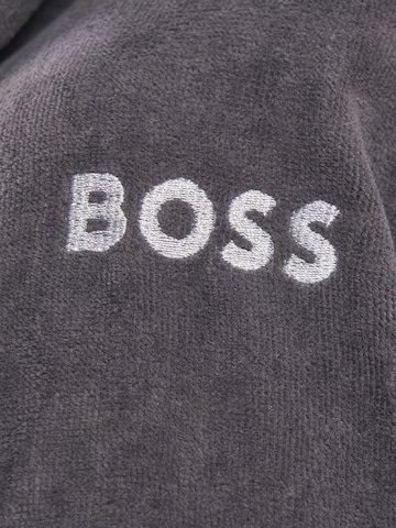BOSS Home Long Bathrobe 'PLAIN' in Grey