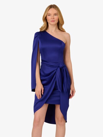 Adrianna Papell Cocktail Dress in Blue: front