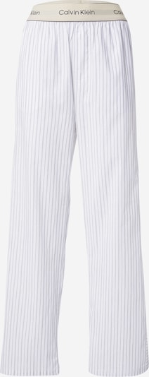 Calvin Klein Underwear Pidžama hlače u crna / bijela, Pregled proizvoda