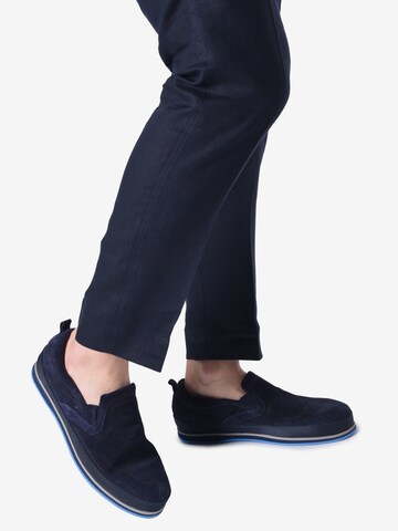 Chaussure basse Baldinini en bleu : devant