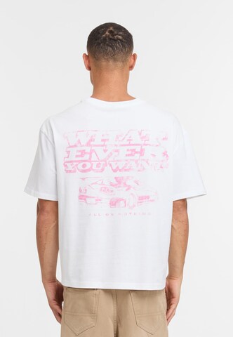 Mister Tee Футболка 'What Ever Car' в Белый: спереди