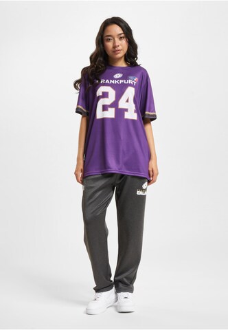 regular Pantaloni 'DefShop x European League of Football Frankfurt Galaxy' di European League of Football in grigio