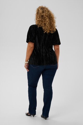 KAFFE CURVE Blouse in Black