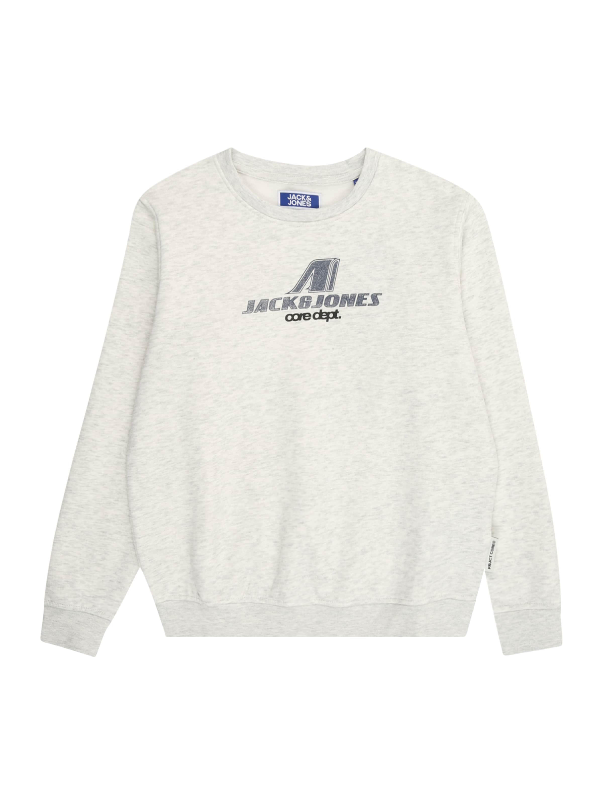 Jack & Jones Junior Μπλούζα φούτερ 'JCOTier' σε λευκό: μπροστά