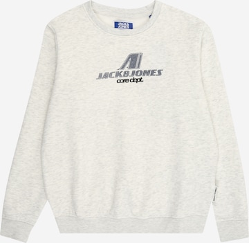 Jack & Jones JuniorSweater majica 'JCOTier' - bijela boja: prednji dio