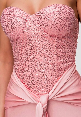 Ombre Avondjurk in Roze