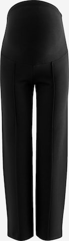 juoda Next Platėjantis Kelnės su kantu: priekis