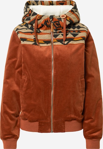 Iriedaily Between-Season Jacket in Red: front