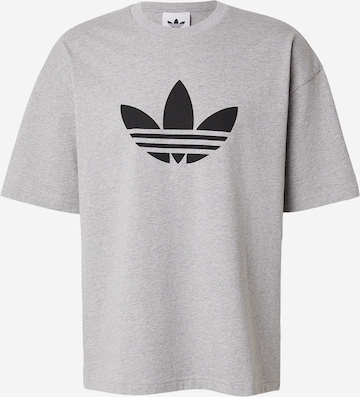 Tricou 'TREFOIL' de la ADIDAS ORIGINALS pe gri: față