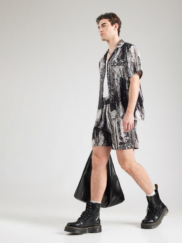 Carlo Colucci Rovný strih Košeľa - Čierna