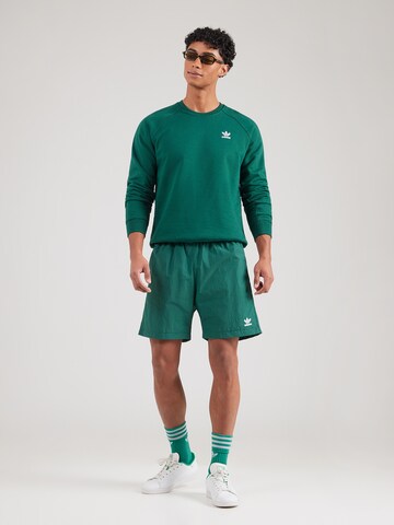 žalia ADIDAS ORIGINALS Laisvas Kelnės 'Trefoil Essentials'