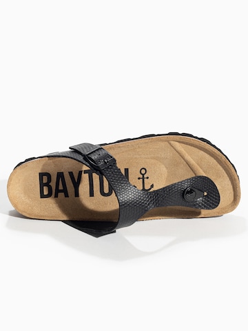 Bayton - Sandalias de dedo 'Mercure' en negro