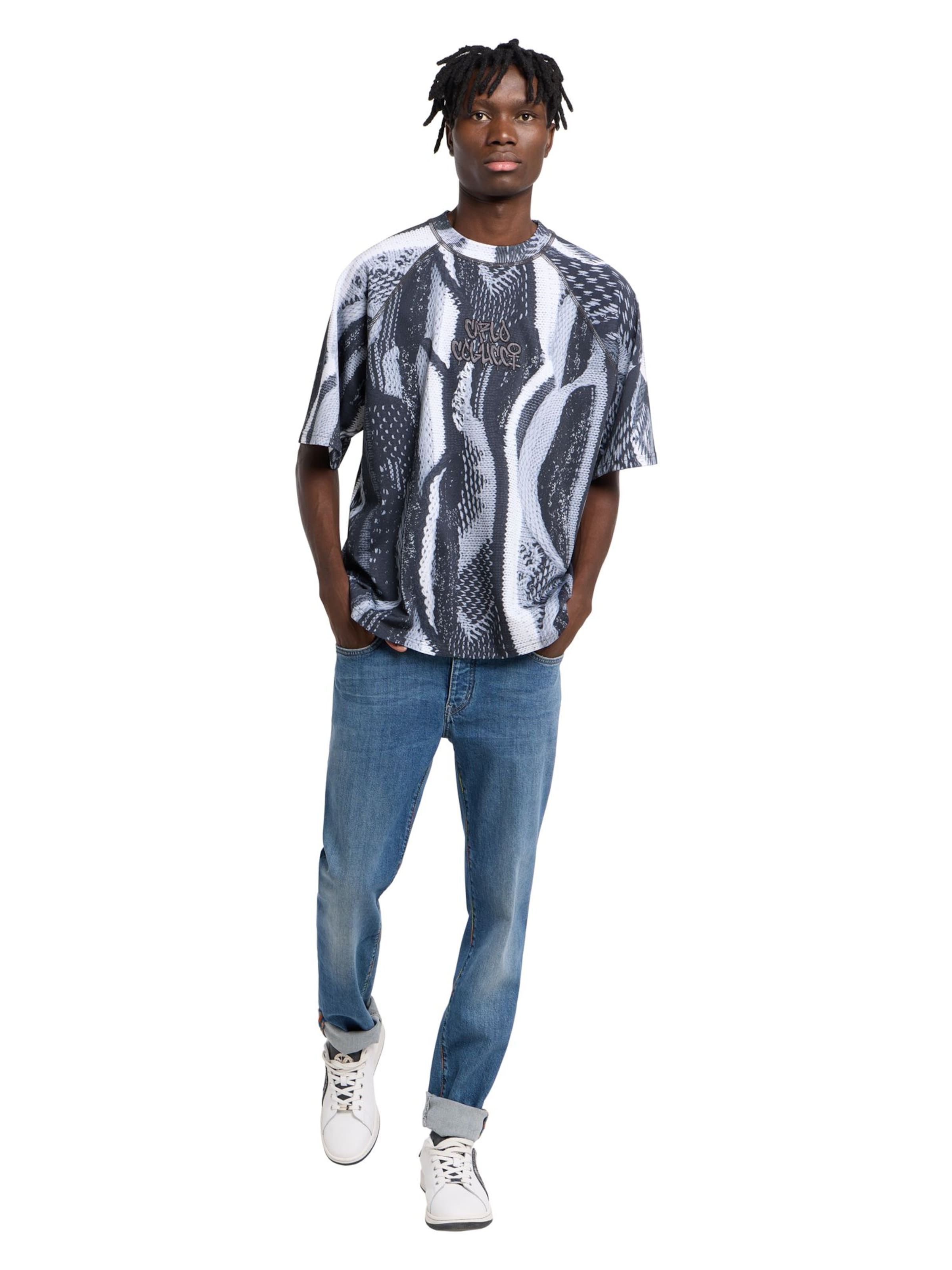 T-Shirt 'Ettori' Carlo Colucci en noir