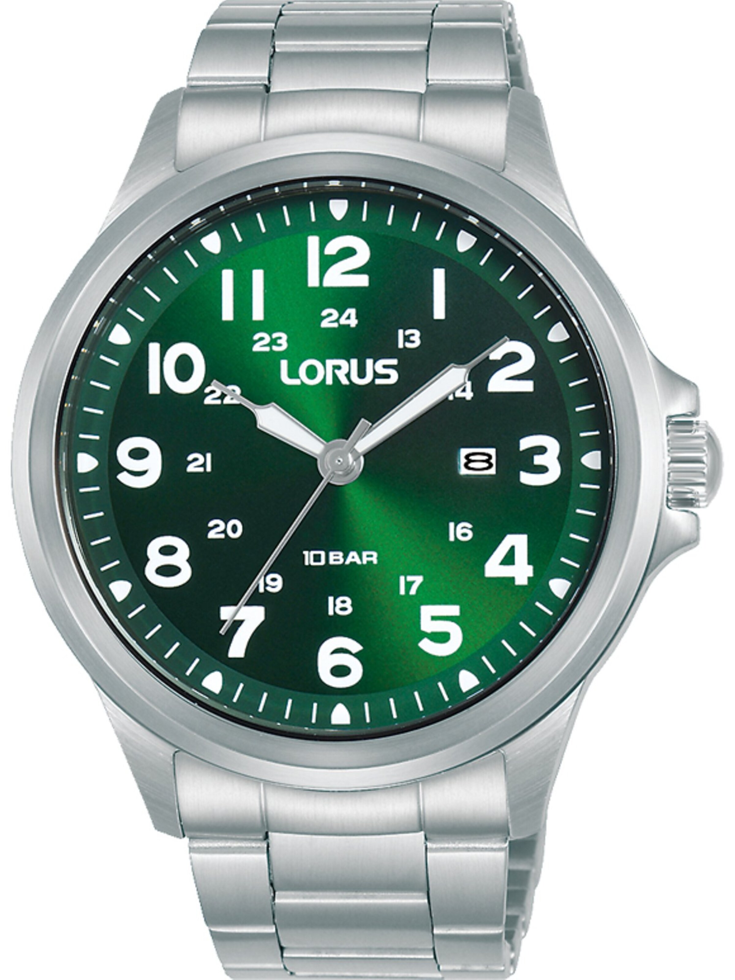 LORUS Uhr in Grün: Vorderseite