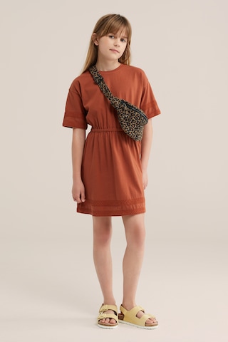 WE Fashion Jurk in Bruin