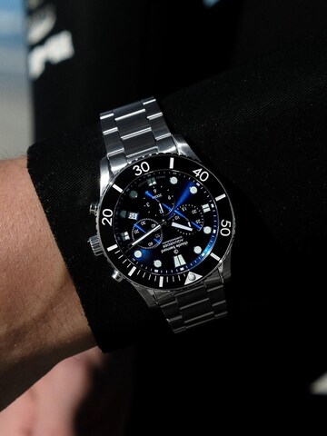Claude Bernard Analog Watch 'Aquarider Chronograph' in Blue