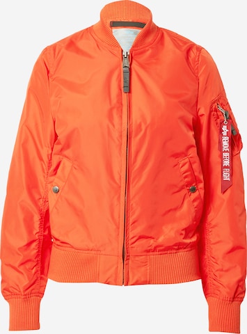 ALPHA INDUSTRIES Přechodná bunda 'MA-1 TT WMN' – červená: přední strana