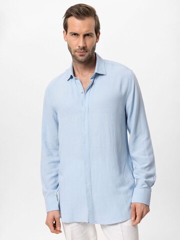 Regular fit Camicia di Antioch in blu: frontale