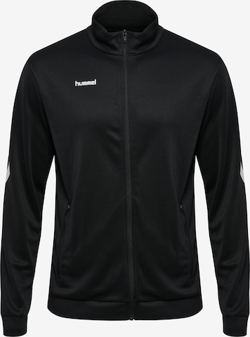 Veste de survêtement 'MOVEMENT' Hummel en noir : devant