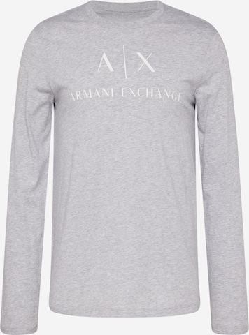 ARMANI EXCHANGE - Camiseta en gris: frente