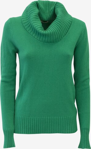 Pullover di Influencer in verde: frontale