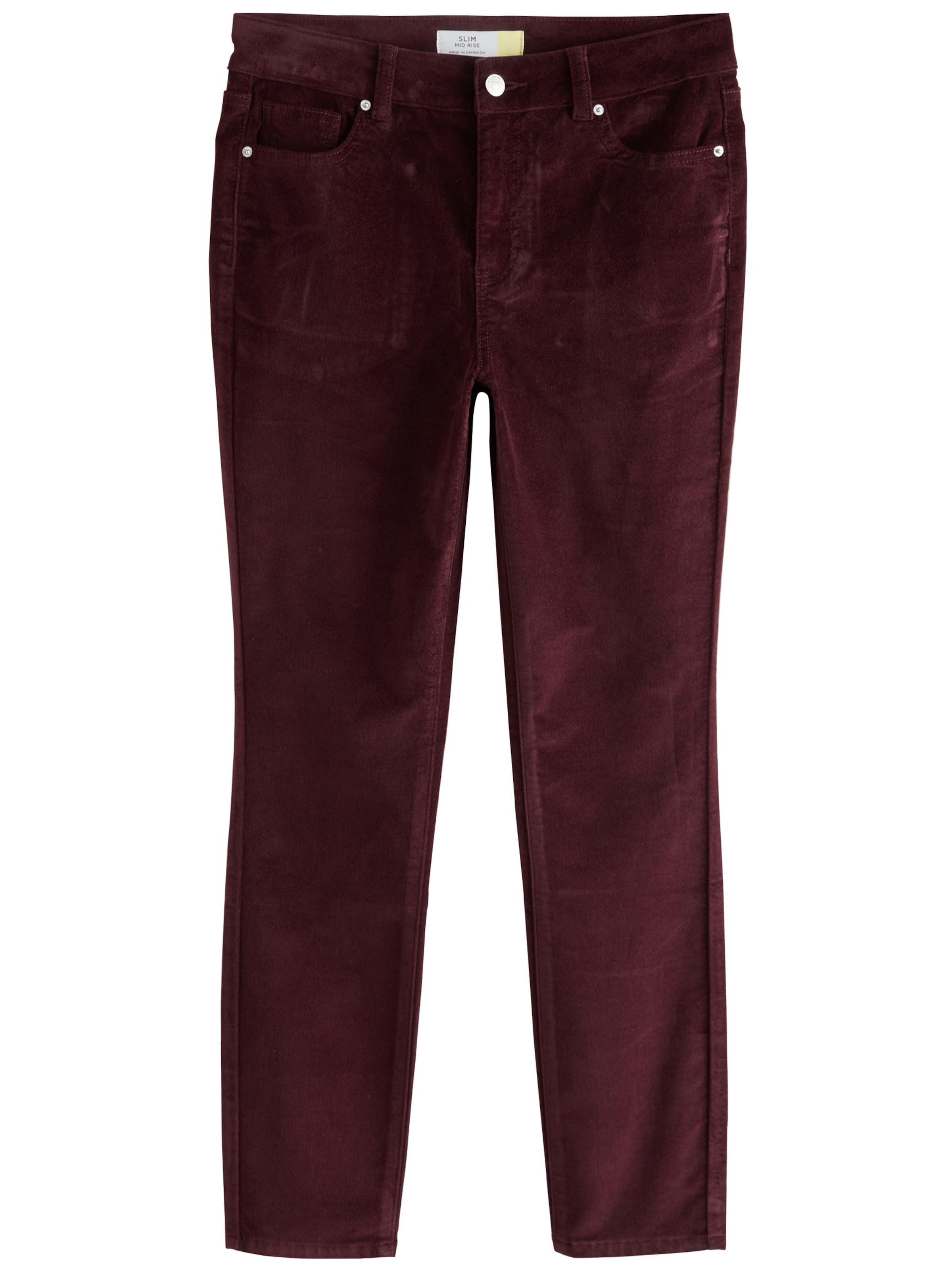 Slimfit Pantaloni di Next in rosso: frontale