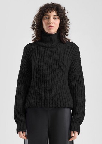 QS Pullover in Schwarz: Vorderseite