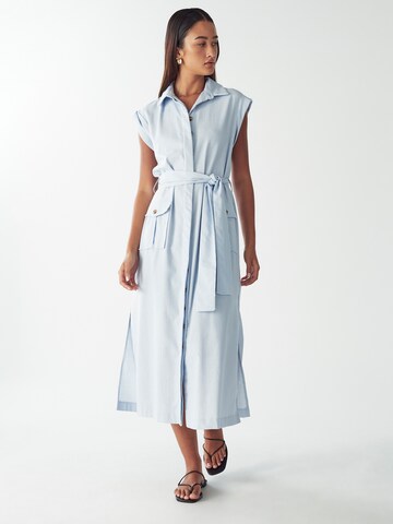 Willa Shirt dress 'Albireo' in Blue