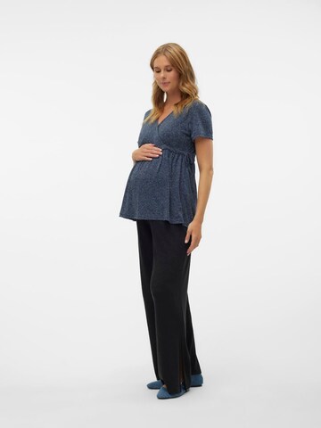 MAMALICIOUS Wide leg Broek 'MLFrederikke' in Zwart