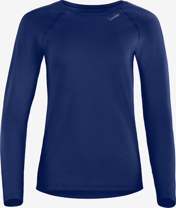 T-shirt fonctionnel 'AET118LS' Winshape en bleu : devant