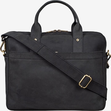 Benthill Laptoptasche in Schwarz: Vorderseite
