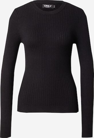 ONLY Sweater 'KAROL' in Black: front