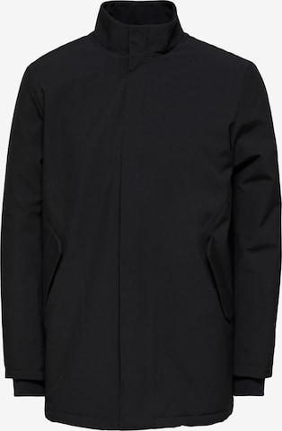 Veste fonctionnelle 'Peel' SELECTED HOMME en noir : devant