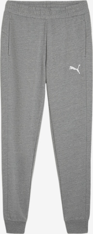 PUMA Regular Workout Pants 'GOAL' in Grey: front