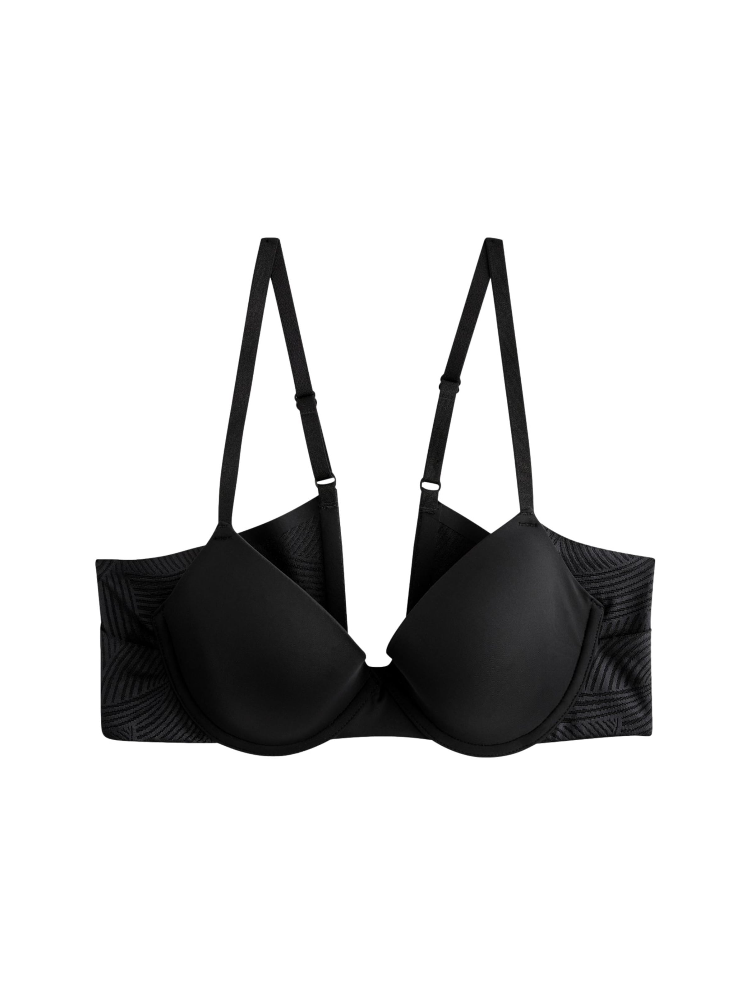 Next - Sujetador en negro: frente