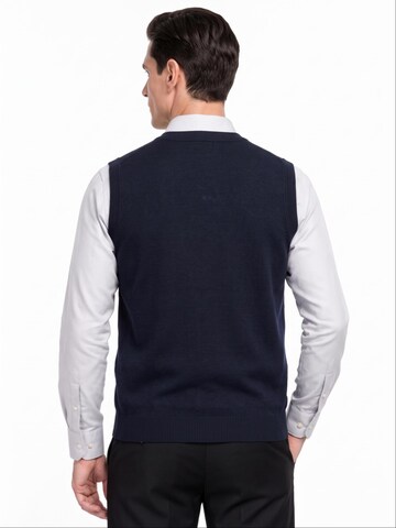 ALLTHEMEN Pullover 'Gitterlicht'‌‌ in Blau