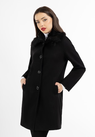 faina - Abrigo de invierno en negro: frente