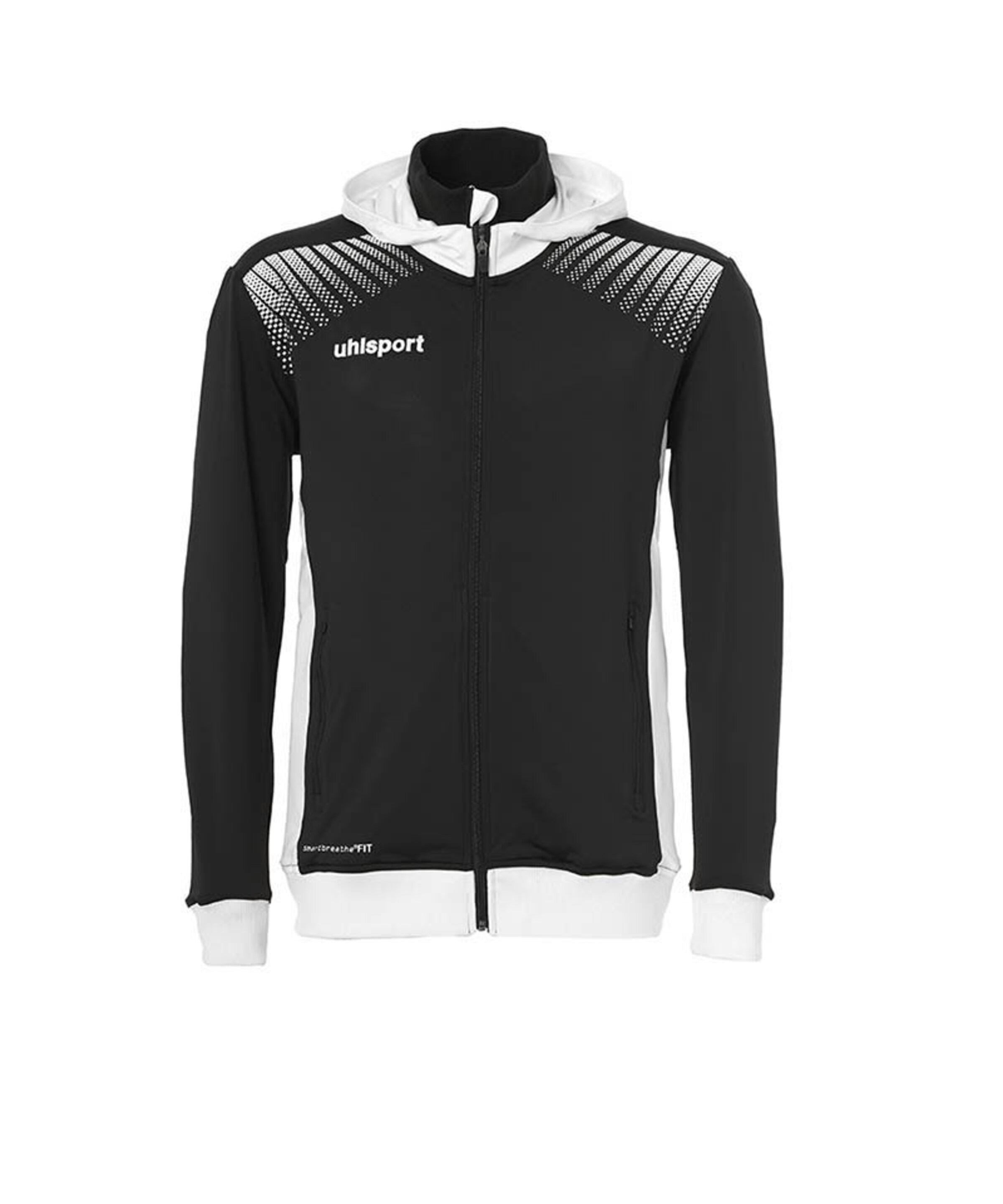UHLSPORT Athletic Jacket in Black: front