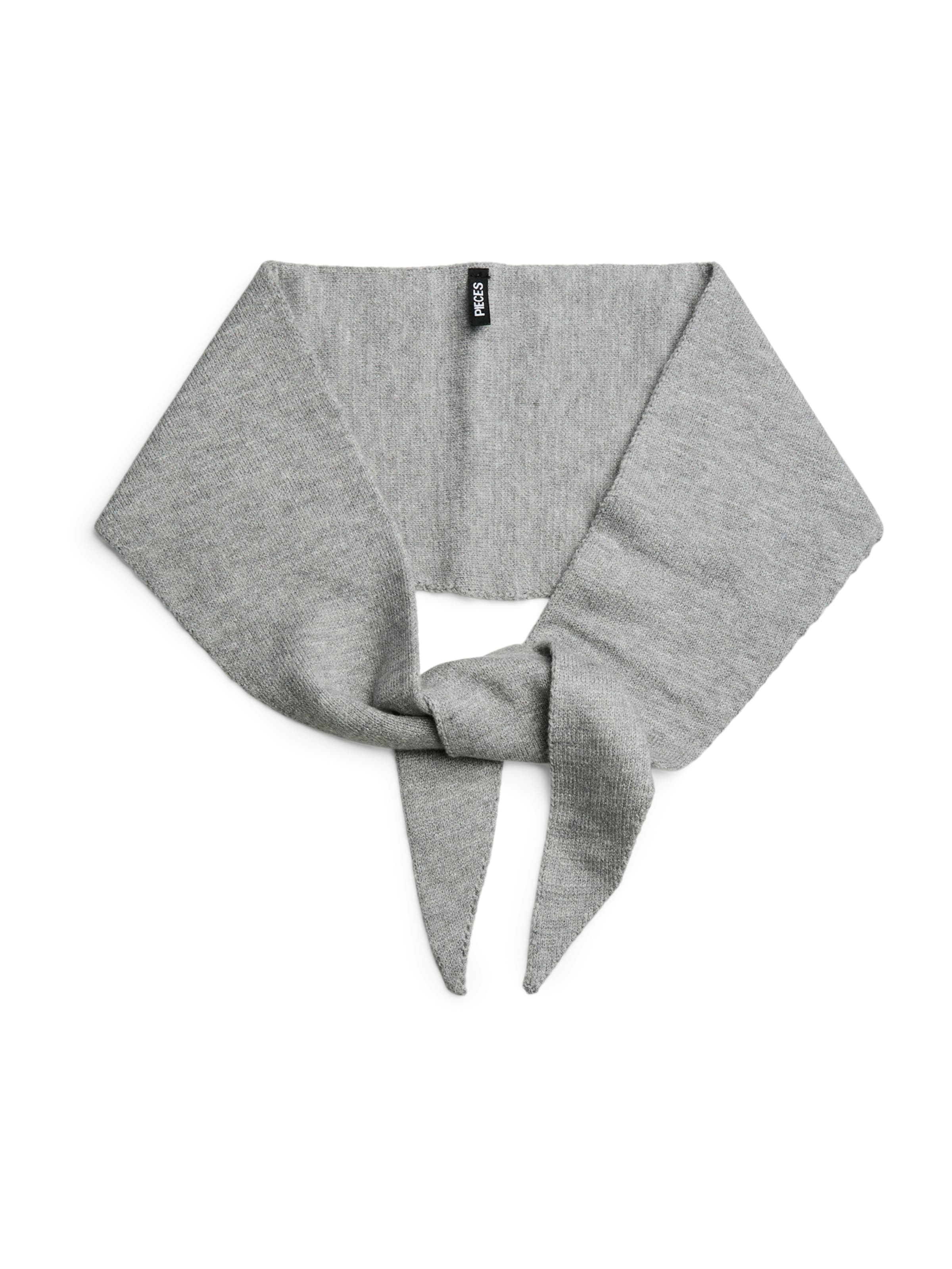 PIECES Scarf 'PCKOMMA' in Grey