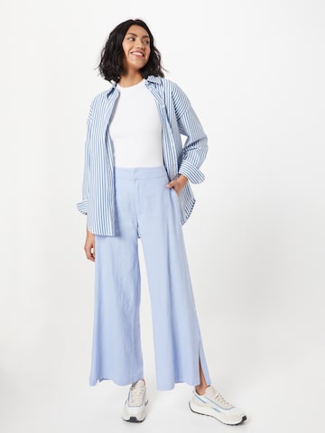 Wide leg Pantaloni 'RESORT' di Abercrombie & Fitch in blu