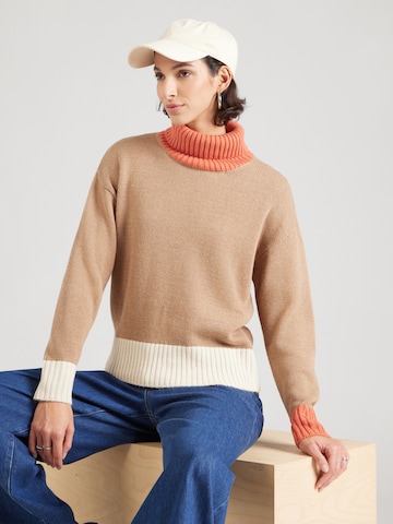 UNITED COLORS OF BENETTON Pulóver - bézs: elől