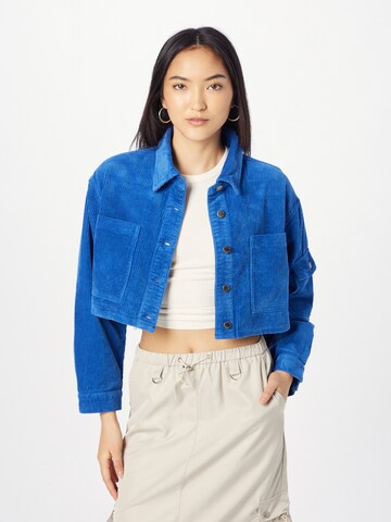 Nasty Gal Between-Season Jacket in Blue: front