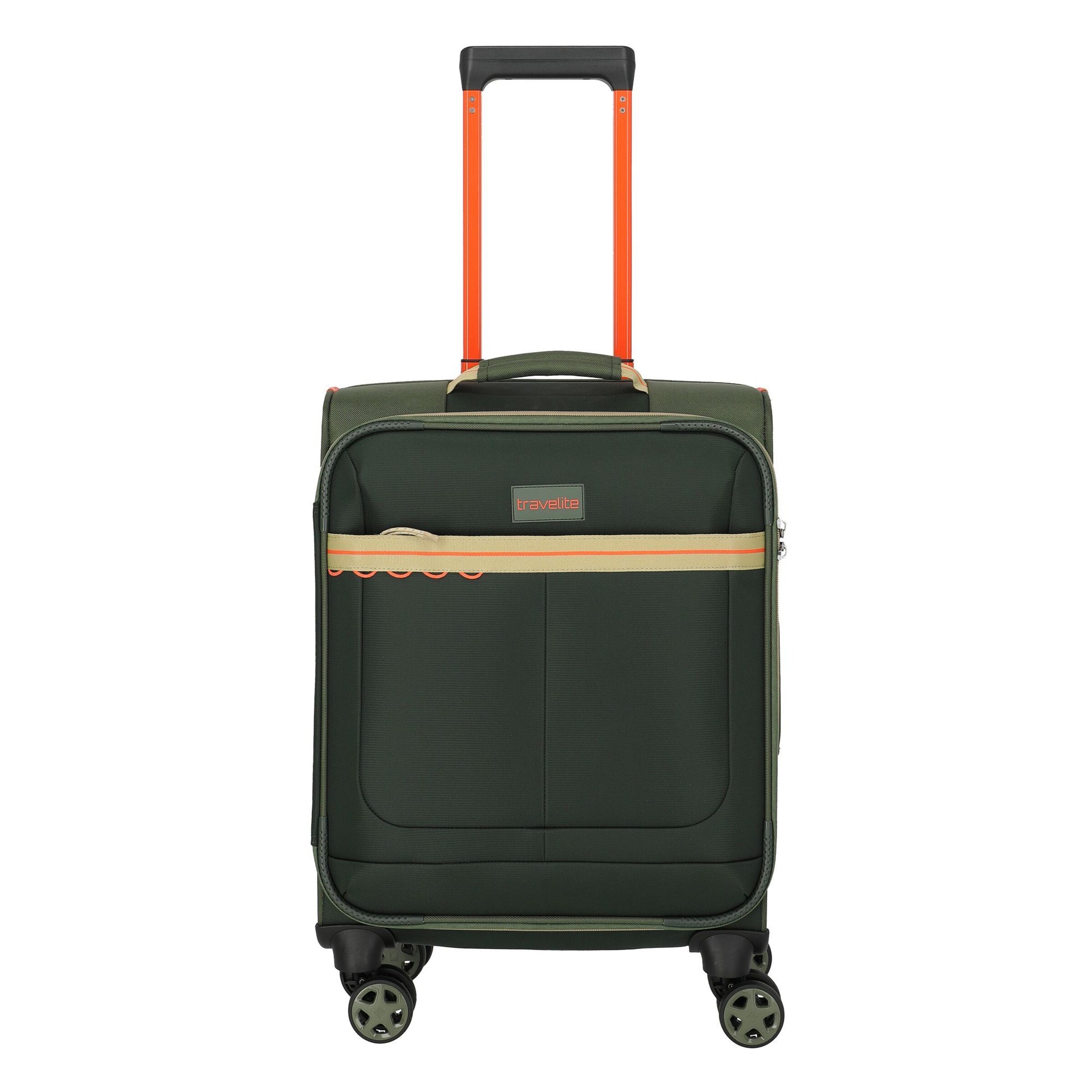 TRAVELITE Trolley 'Color Craze' in Groen: voorkant