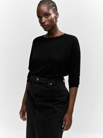 MANGO Sweater 'LUCCA' in Black: front