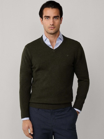 Hackett London Pullover in Grün: Vorderseite