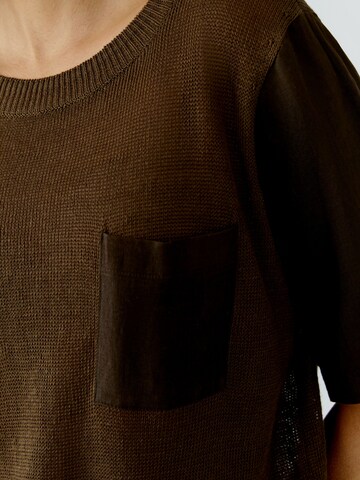 OUI Pullover in Braun