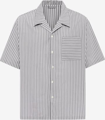 DandaloComfort Fit Košulja - siva boja: prednji dio