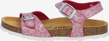 Palado Sandals 'Tarviso G Love' in Pink: front